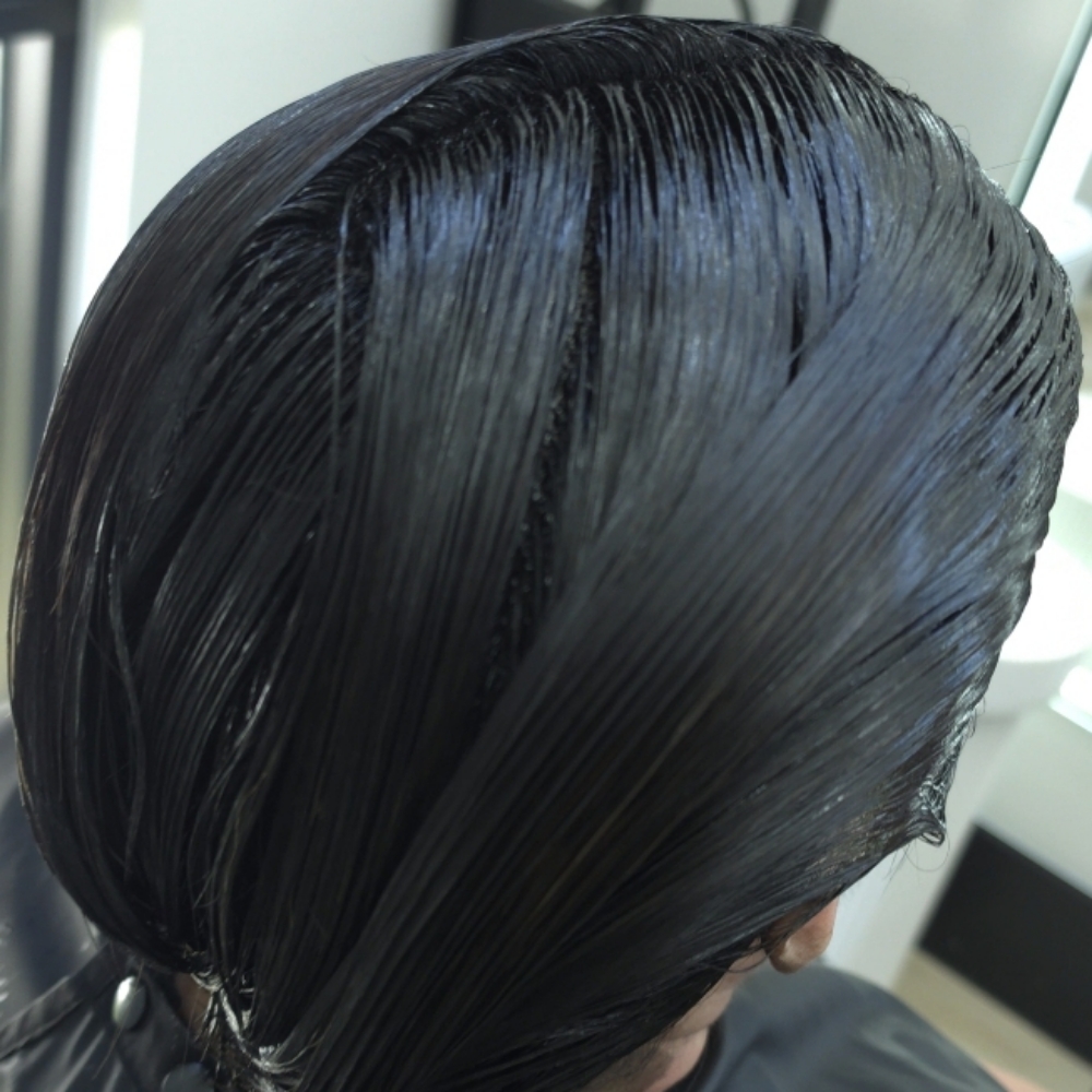 Single Solid All Over Color at The Perfect Canvas Hair Salon in Katy, TX