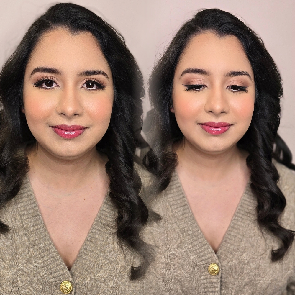 Holiday Glam Makeup&hair