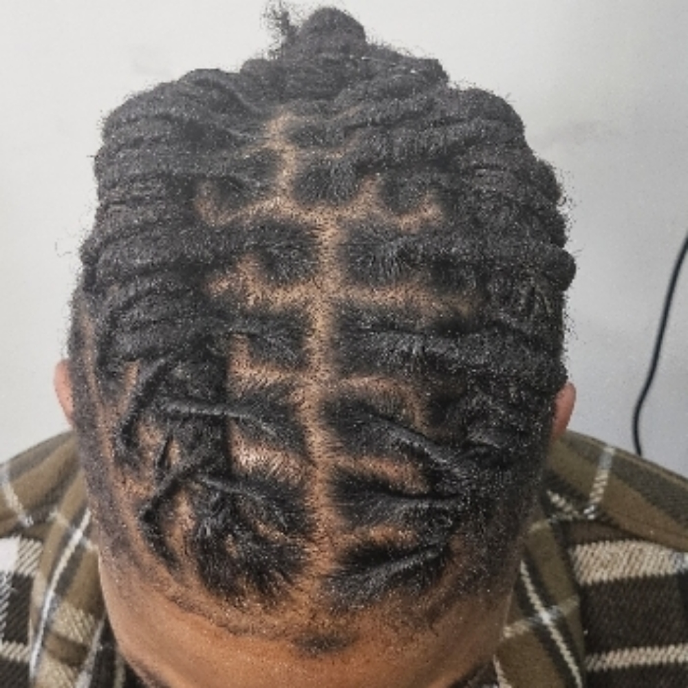 Locs w/ Shaved Sides at PurdySweet Stylez in Brooklyn, NY