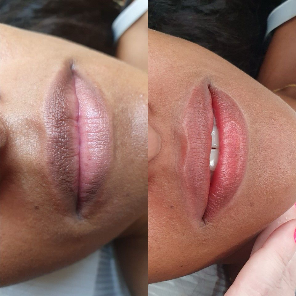 Lip Neutralization/Color Session at KR BEAUTY STUDIO & ACADEMY in El Paso, TX