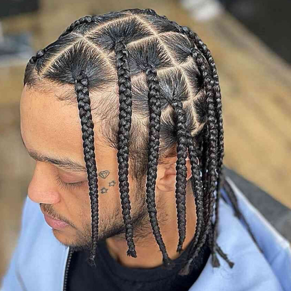 Men’s Individual Braids ( Medium ) at Impeccable Beauty in Clarksville, TN