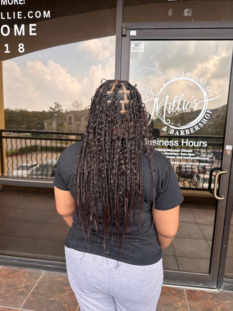 Large Bohemian Box Braids