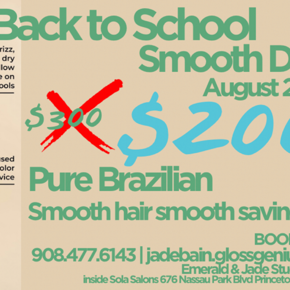 PB Smooth Summer Fridays at Emerald & Jade Studio Salon in Princeton, NJ