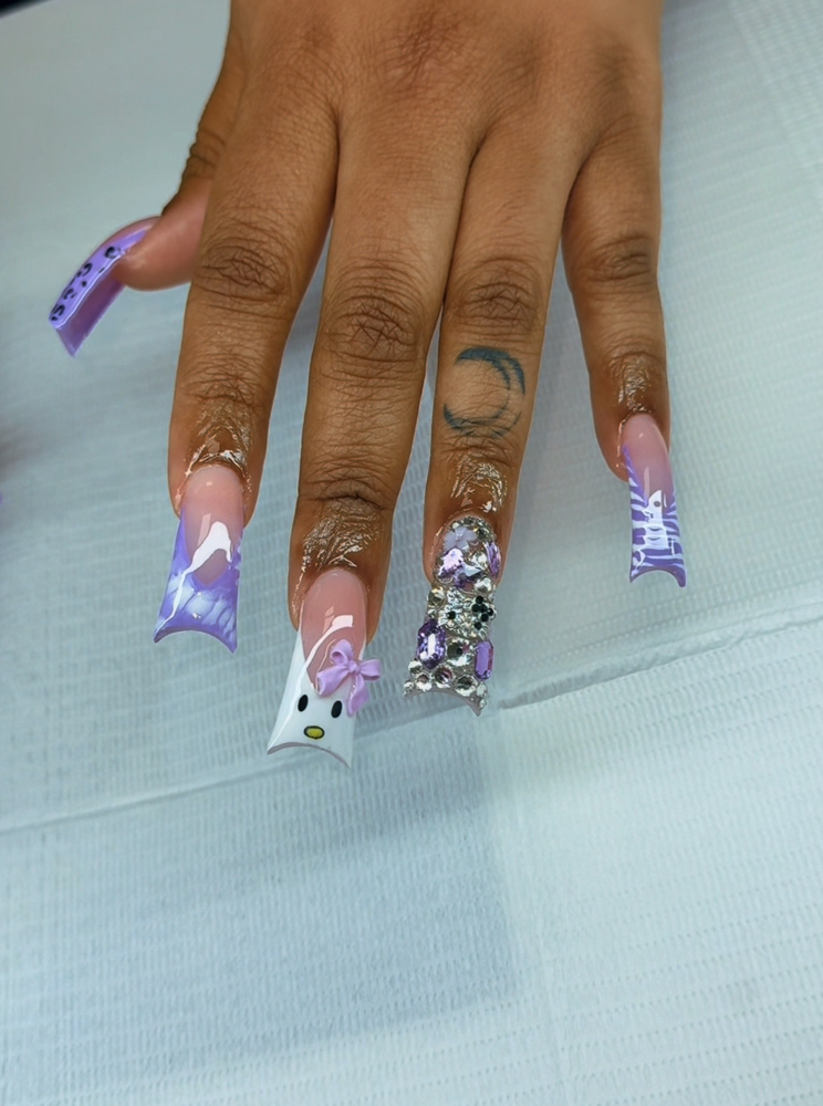 2 Full Bling Nails