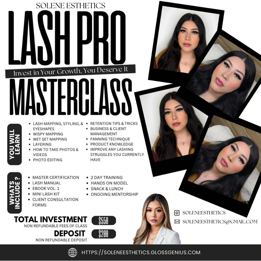 Lash Pro Masterclass at SOLENE ESTHETICS in Houston, TX