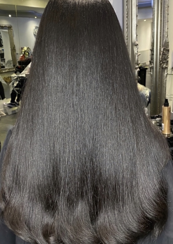 Shampoo + Flat Iron