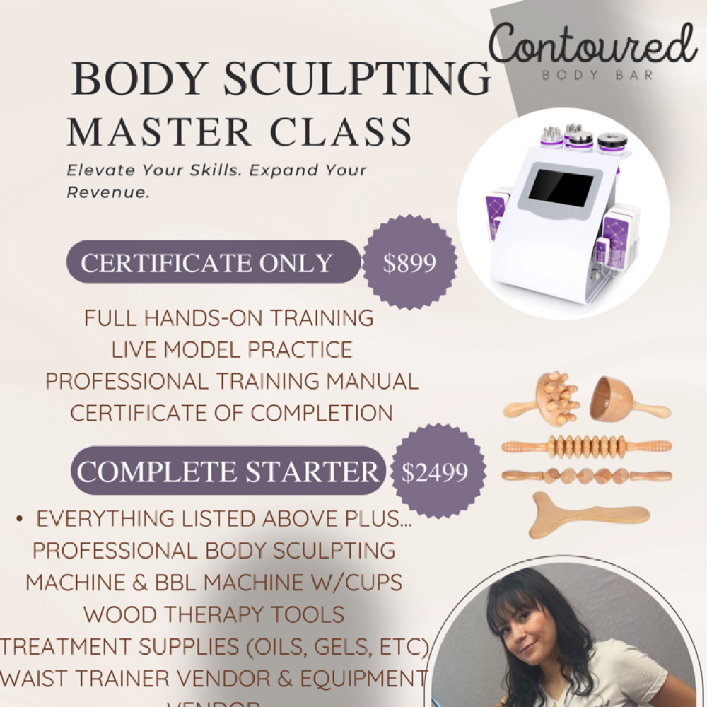 2 Day Body Sculpting Training at Contoured Body Bar in Albuquerque, NM