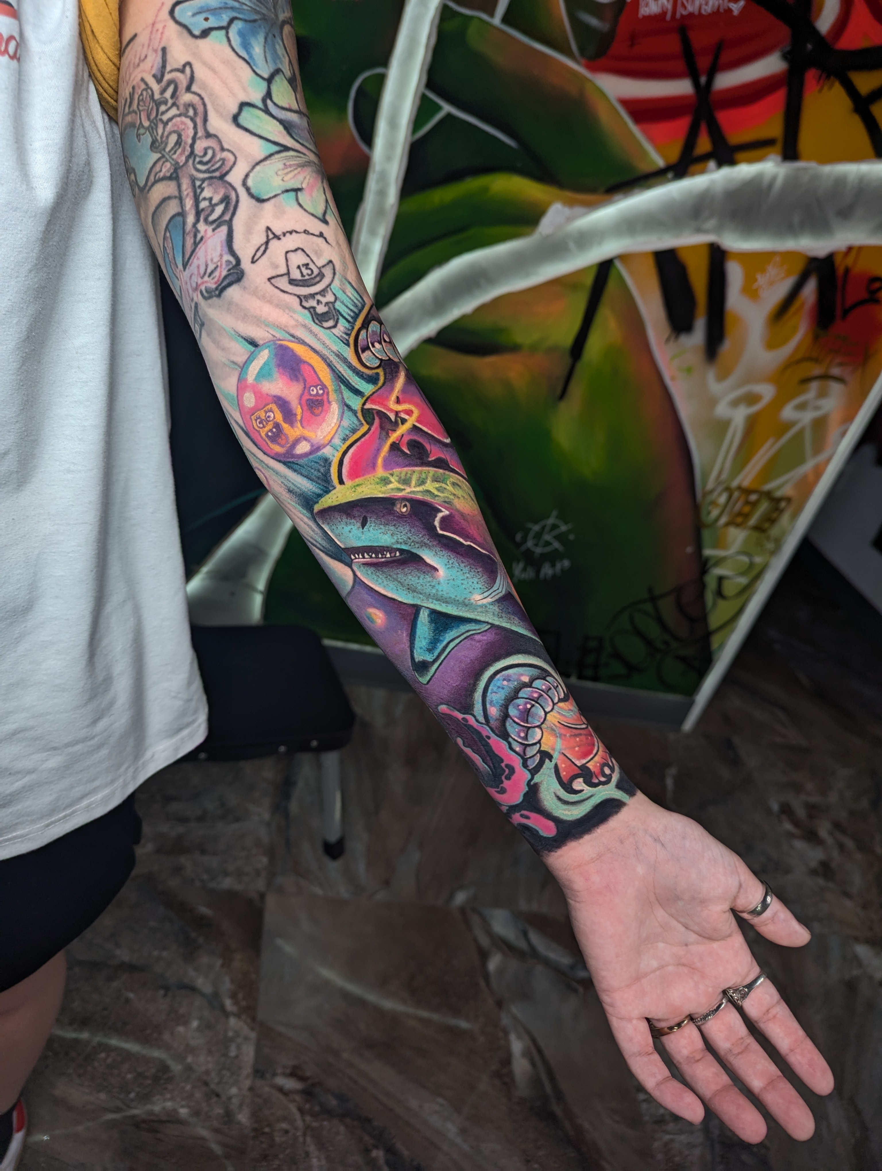 Large Color Tattoos at Dani Louise Ink in Addison, TX