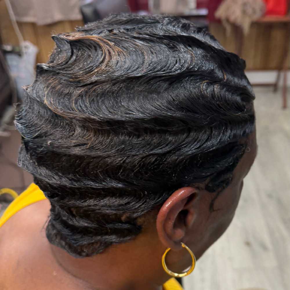 Finger Waves at Chozin Beauty LLC in Anderson, SC
