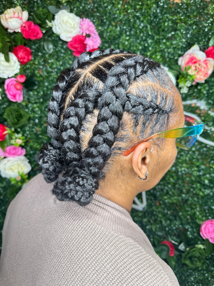 2 CRISSCROSS BRAIDS