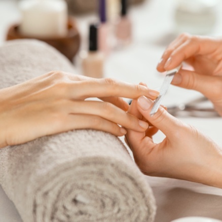 Classic Manicure at Milan Salon Spa in El Paso, TX