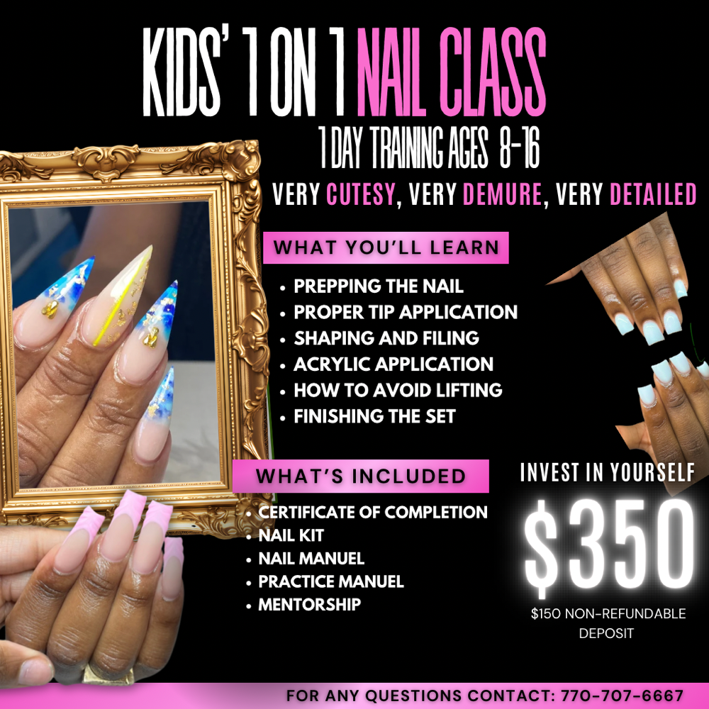 1 ON 1 Nail Classes at Luscious Nails by Leyska in McDonough, GA