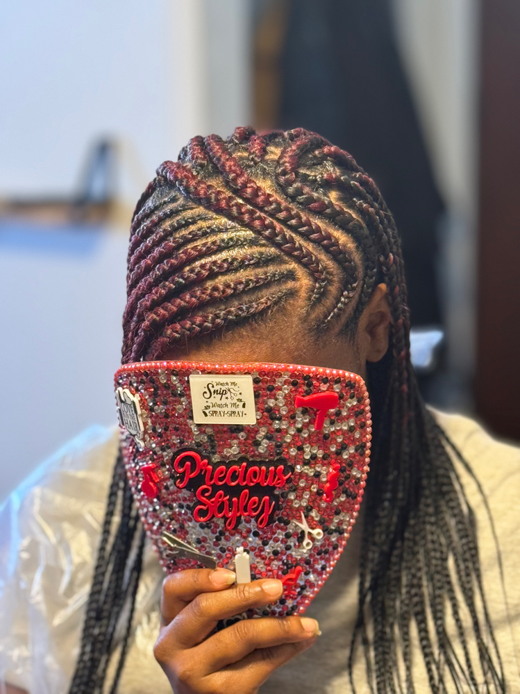 Feed Ins With Box/ Knotless Braids