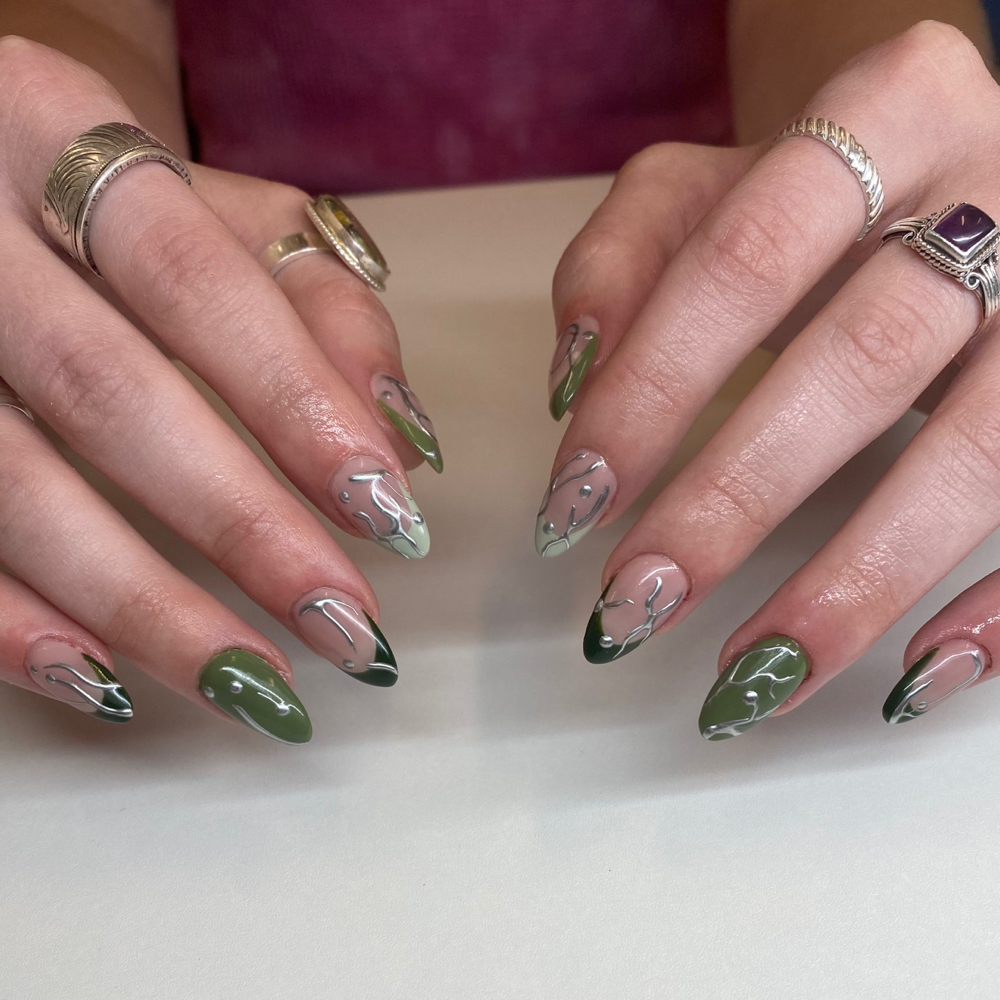 Gel-X (with nail art)