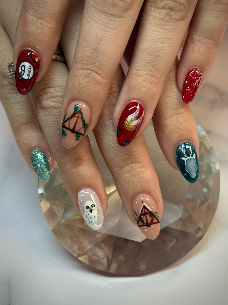 Themed Art at Breeze Nailz in Princeton, KY