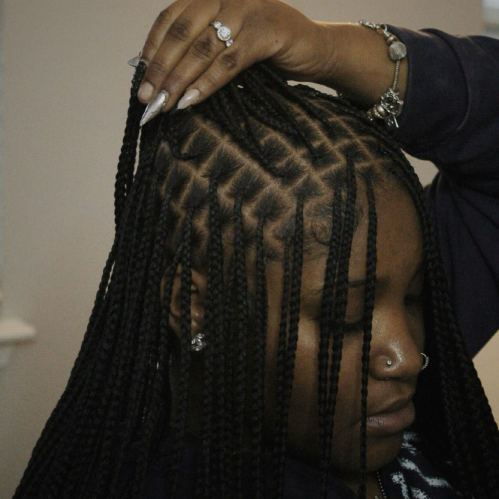 Medium Knotless ( Hair Included ) at StylzzbyGlyn in Jacksonville, NC