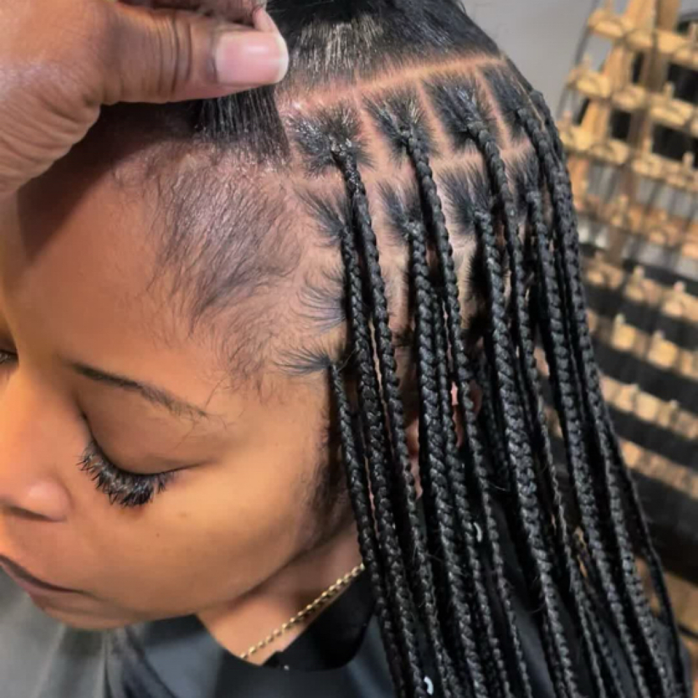 Medium Knotless ( Hair Included ) at StylzzbyGlyn in Jacksonville, NC