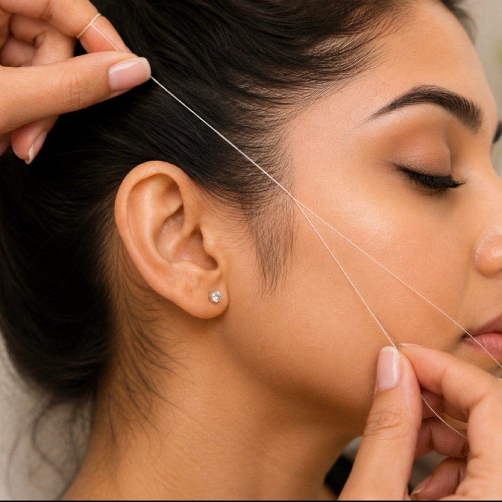 Sideburns Threading at Ush Beauty & Wellness Lounge in North Potomac, MD