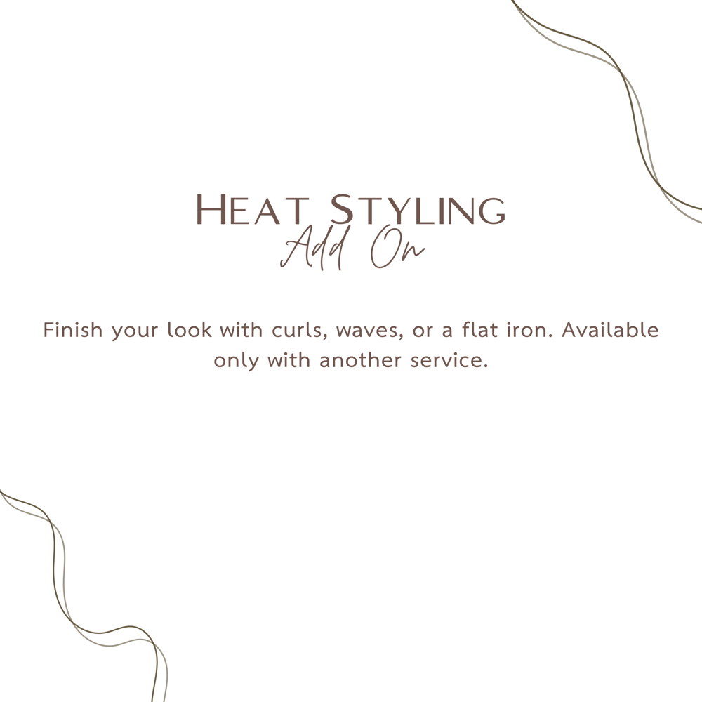Heat Styling Add On at Bloom by Rossy in South Elgin, IL