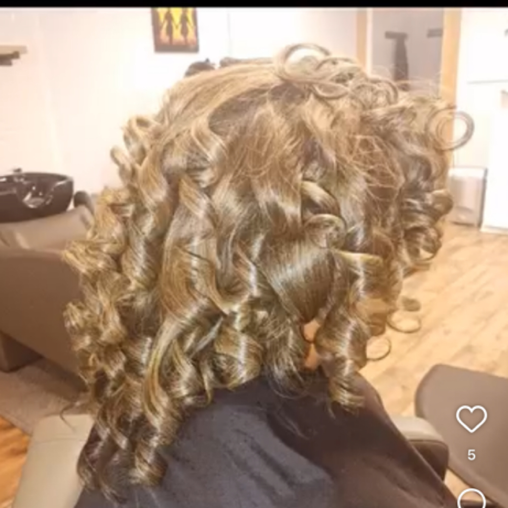 Curling Services - Add Curls Style at The Oasis Natural Hair Salon in Gibsonville, NC