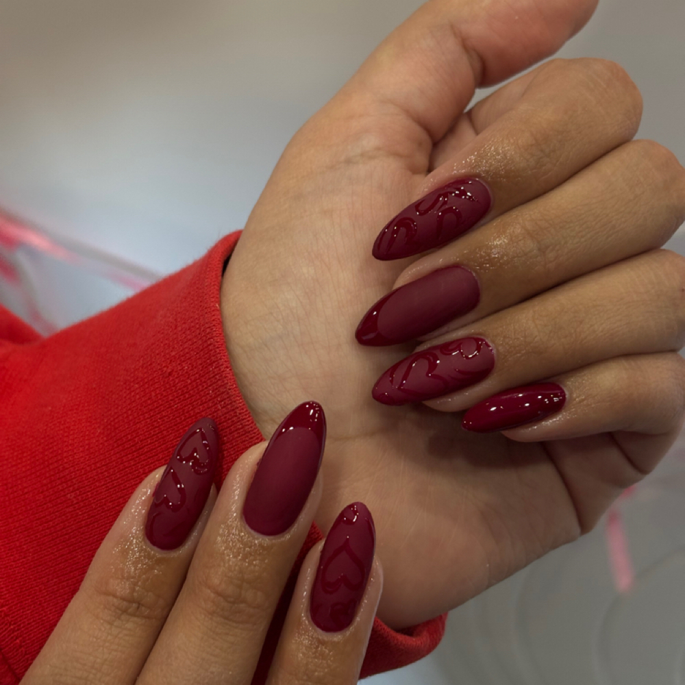 Structure Manicure (medium) at Destinee Caballero in Lubbock, TX