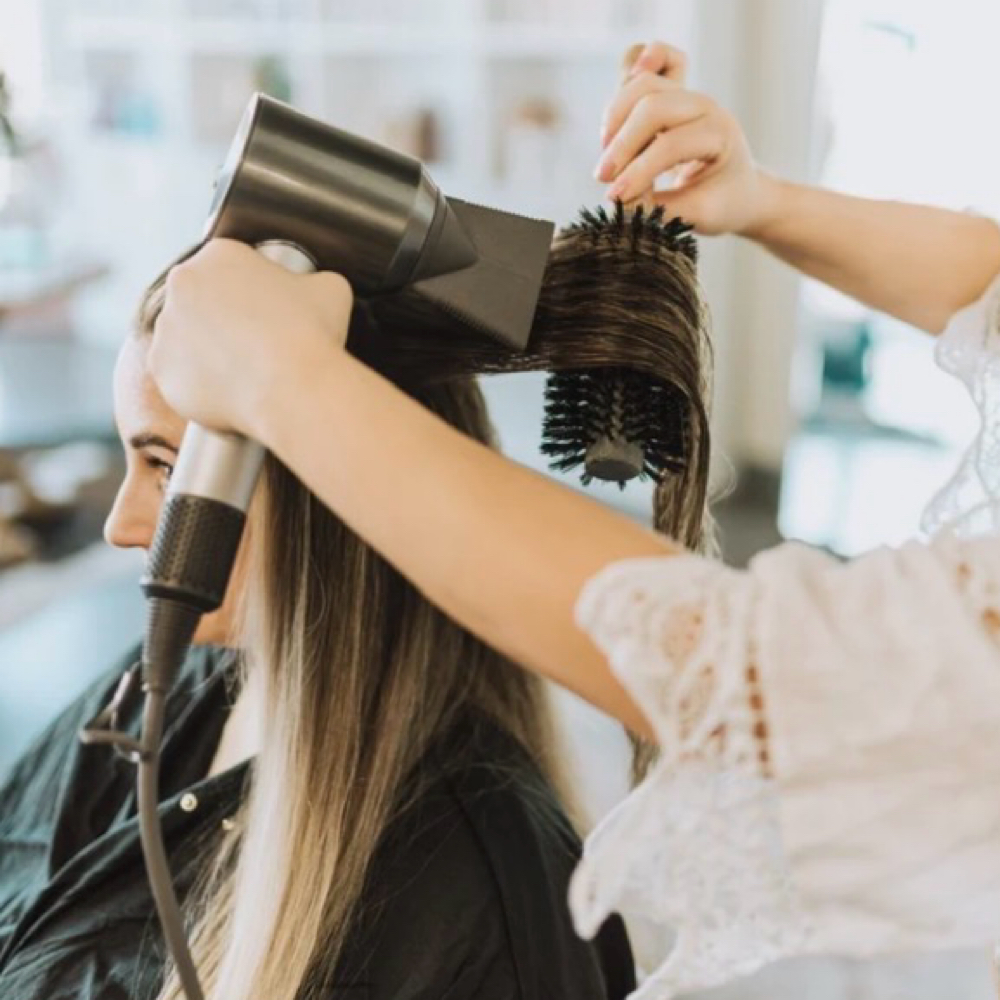 BLOW DRY LONG OR THICK at Blown Away Hair Lounge in Spring Hill, FL