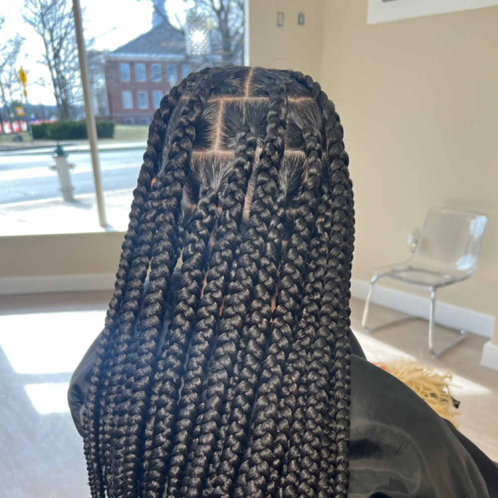 Large Knotless at Braider Queen in Laurel, MD