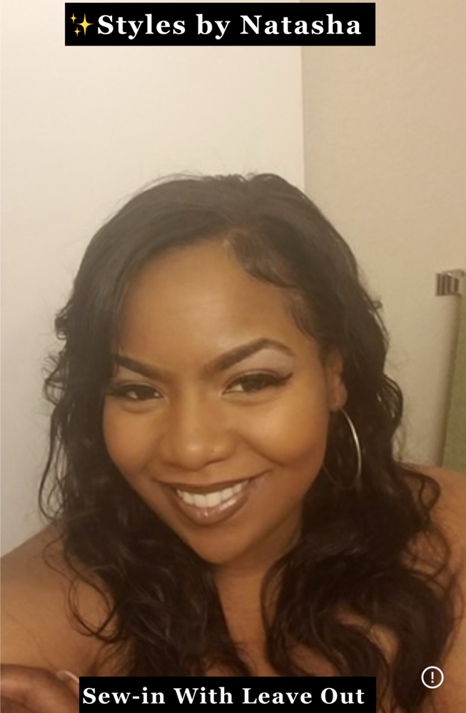 Sew-in W/ Leave out-Install fee onl
