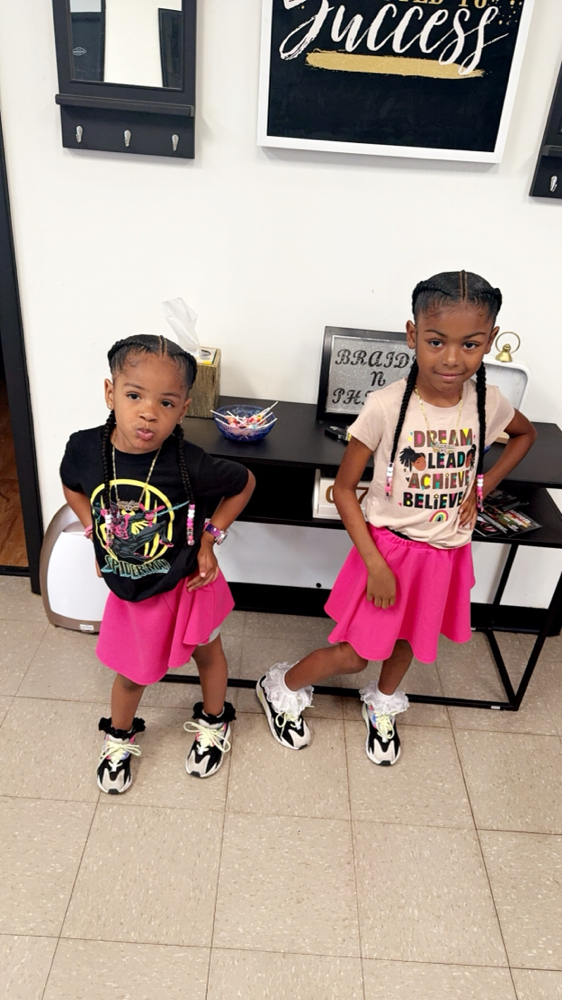 Two Braids (10 & Under)