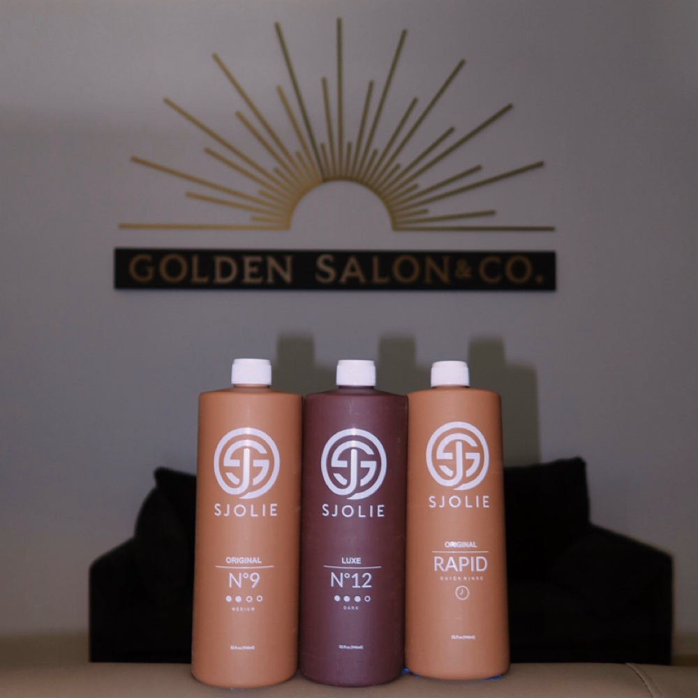 SPRAY TAN: Luxe Dark Glow at Golden Salon & Co. in Coralville, IA