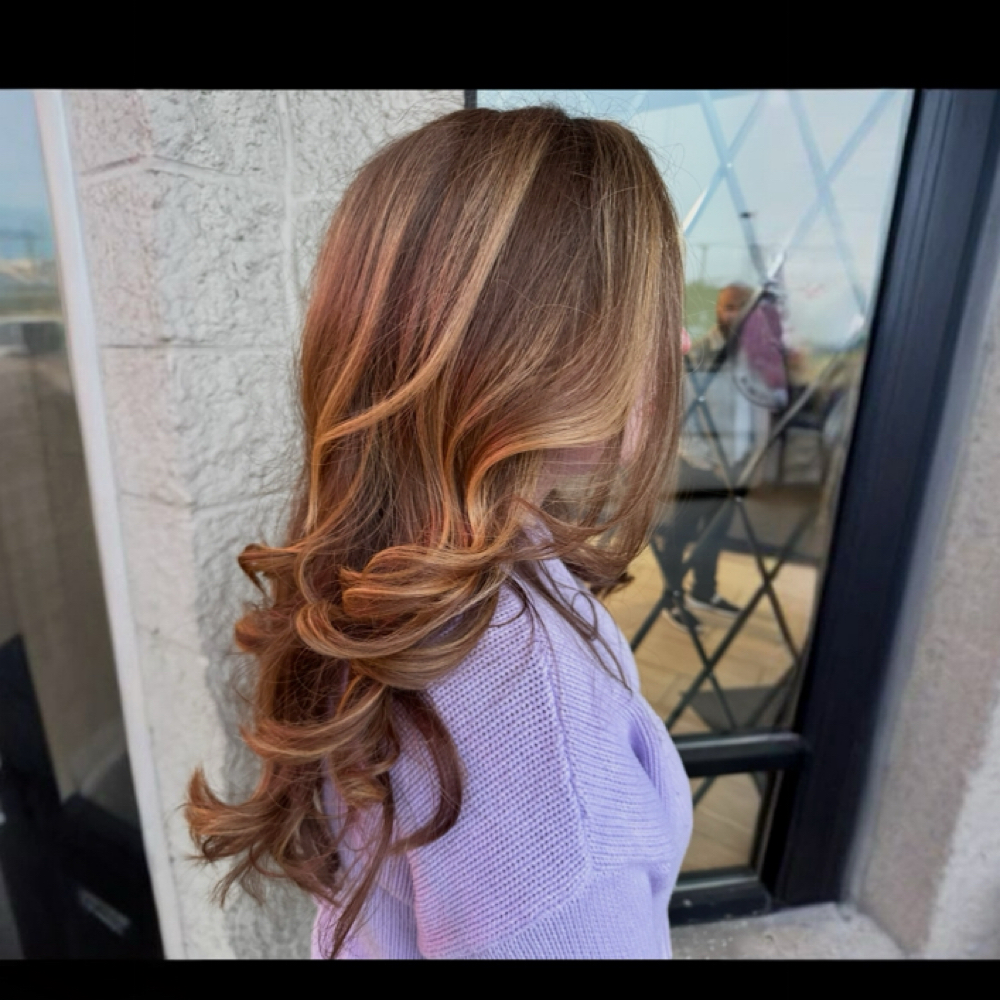 Partial Blonding at Bass & Beauty in Ellicott, MD