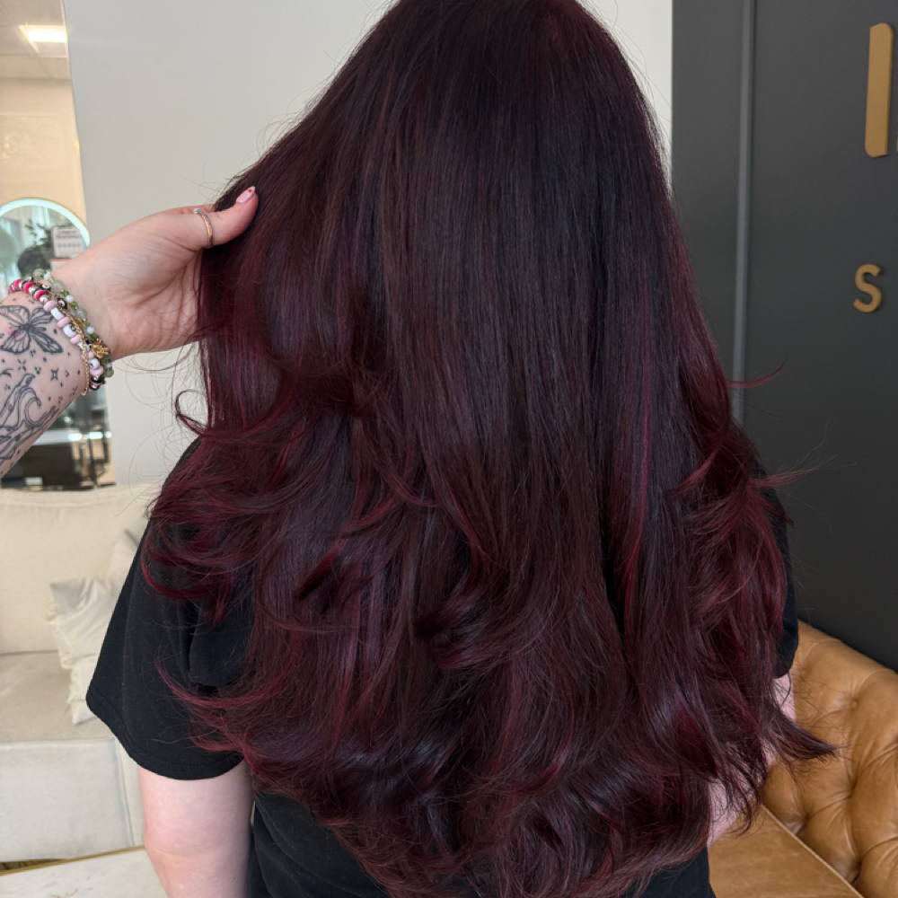 Grey coverage at Aura & Mane Hair Studio in Columbia, SC