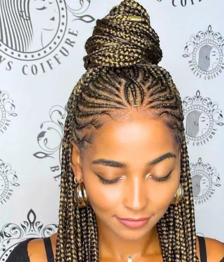 Fulani/ Tribal braids ( Medium)