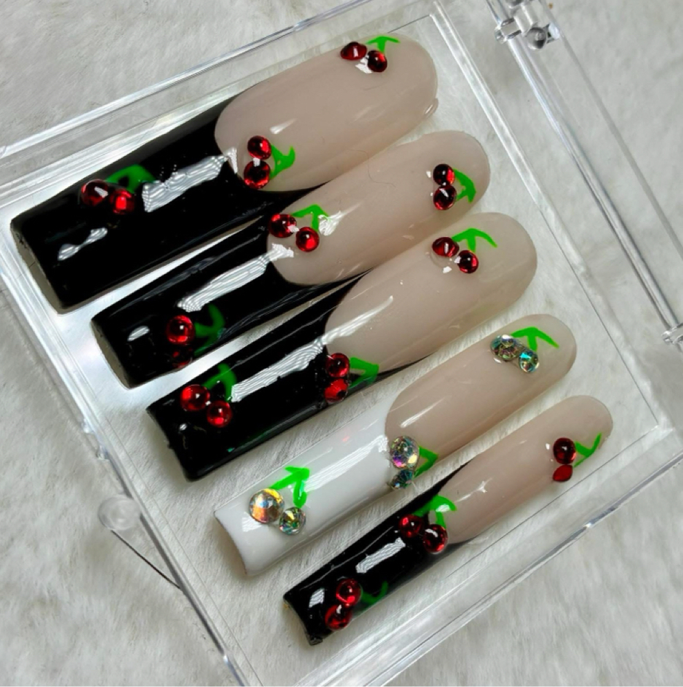 Press-on nails at Tangles Salon LLC in North Providence, RI