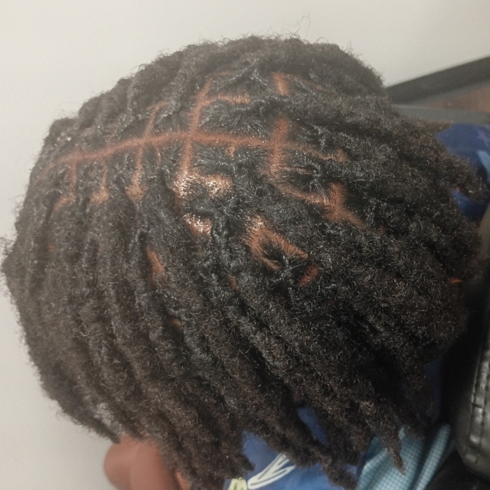 Retwists at Ruphine Hair Braiding in Marietta, GA