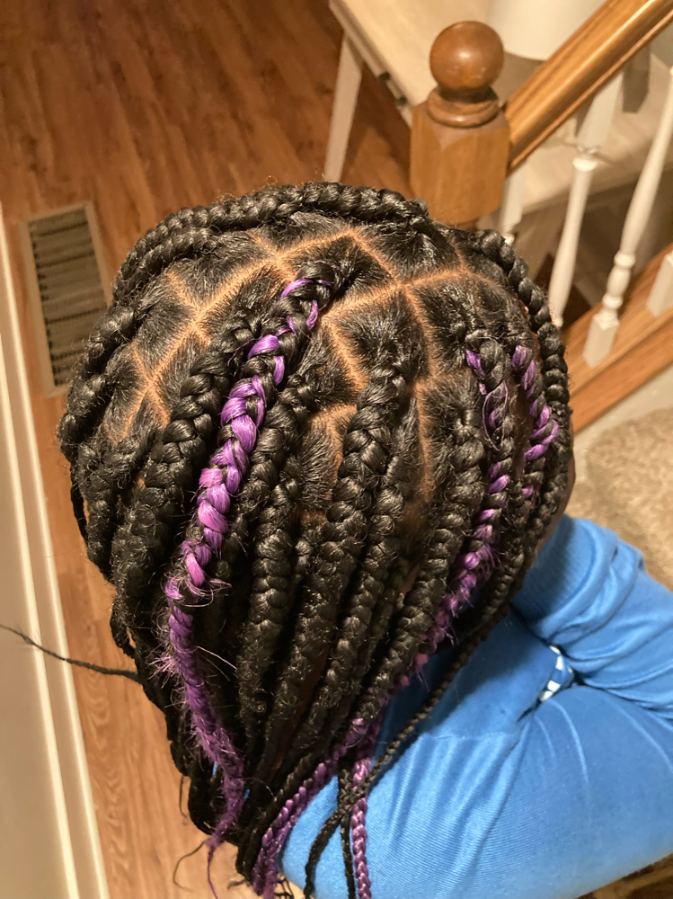 Medium Knotless Braids