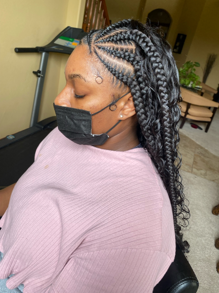 Large Tribal Braids