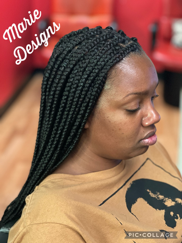 Box Braid Touch Up