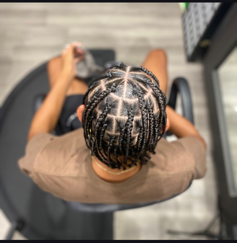 Mens Natural Hair Box Braids