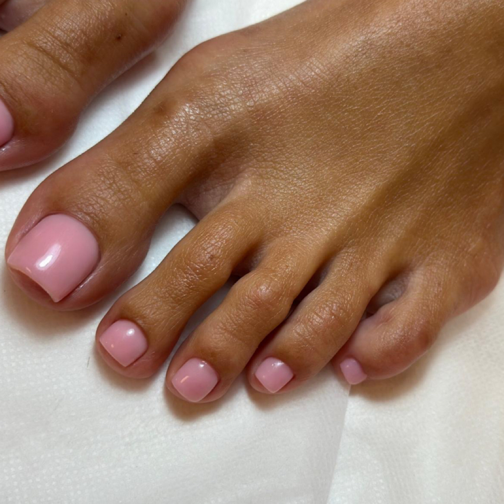 Dry Pedicure Gel Polish at CorAly Nails West Hartford in West Hartford, CT