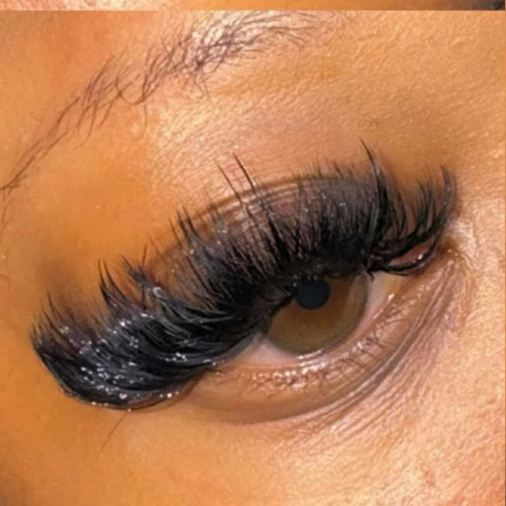 Volume Full Set Lash Extensions at Opulence Beauty Bar in Aliquippa, PA