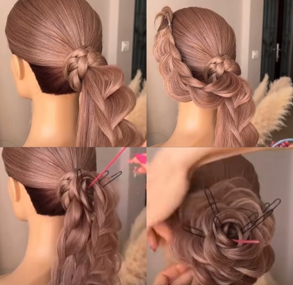 ELEGANT FLOWER BUN