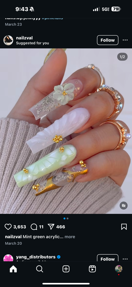 Acrylic Fullset ( XL- XXL) at G&J Nail Beauty Spa/ JJ Lashes in Utica, NY