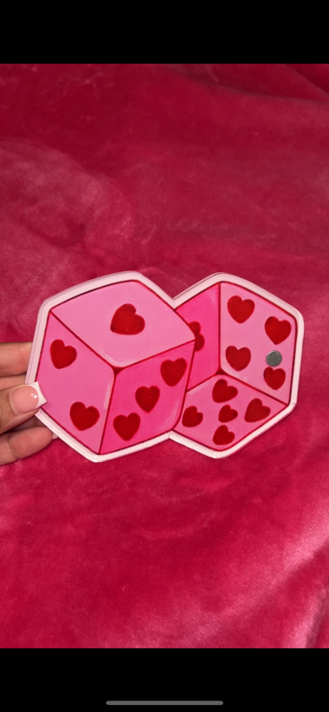Heart Dice Lash Tile