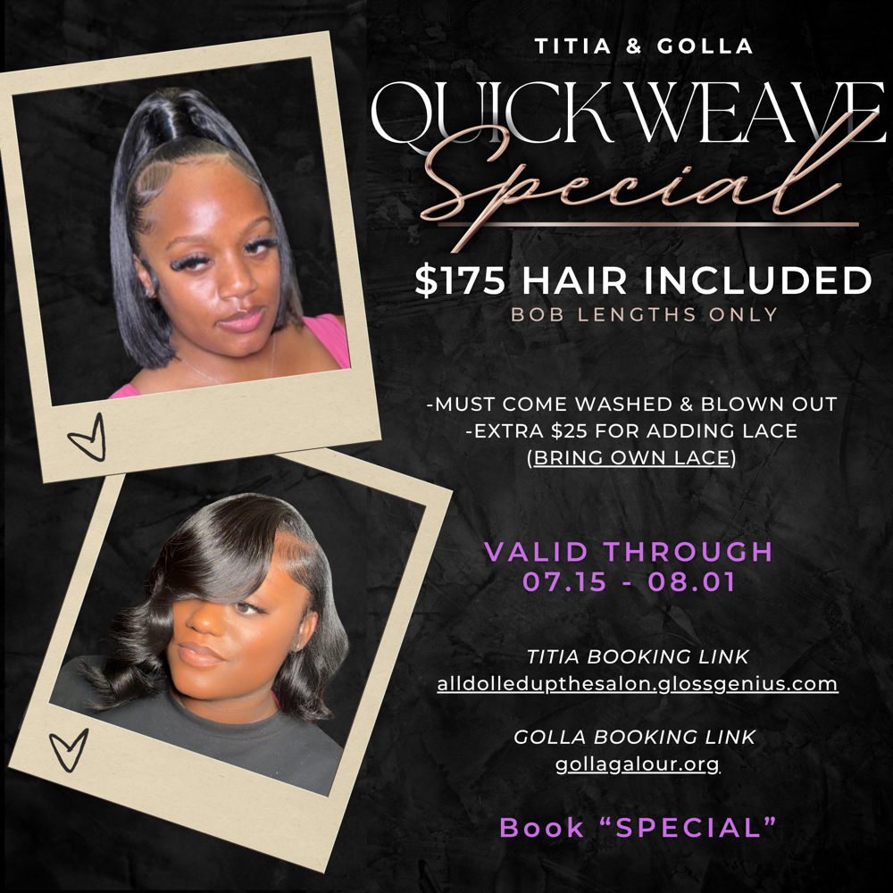 Special at All Dolled Up in Huntsville, AL