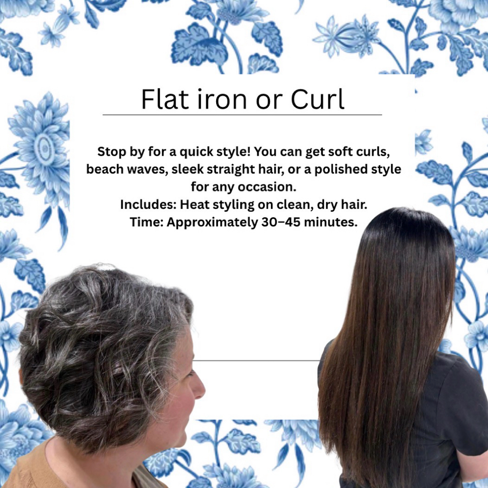 Curl/Flat Iron at Cosmetology by Kylee in Cookeville, TN