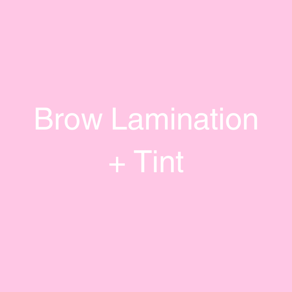 Brow lamination+Tint