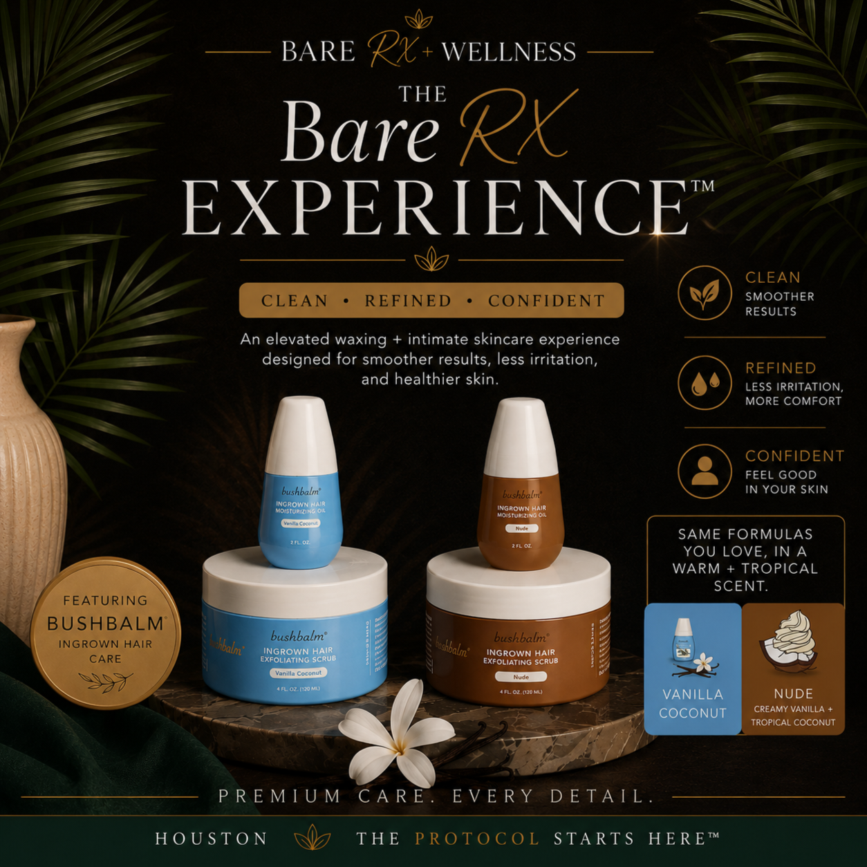 The Bare RX Experience™ | Midtown at Bare RX + Wellness | Full Body Waxing in Midtown Houston in Houston, TX