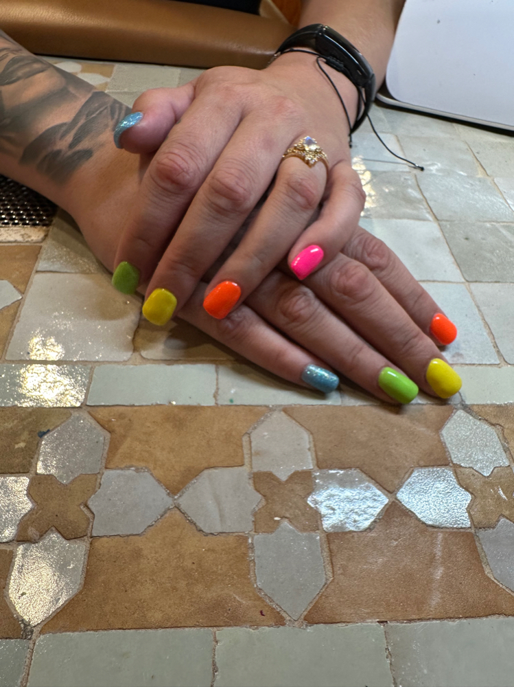 Multi Color Gel Manicure Add On