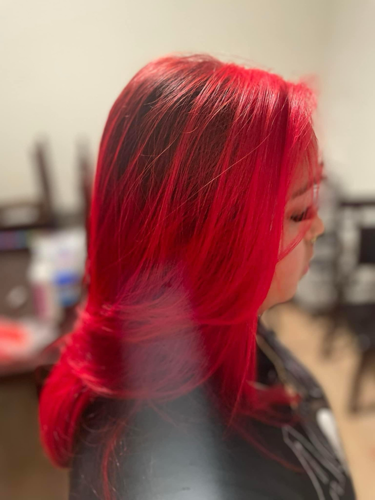 Dominican Blowout Add Curls
